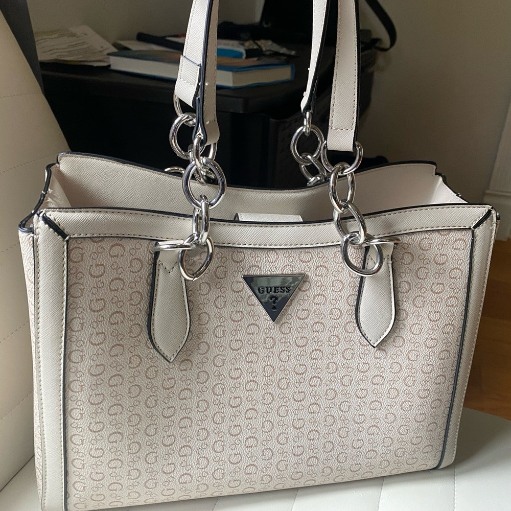 New GUESS large handbag, optional shoulder tote or cross body